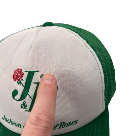 🌹vintage Royal Crown J&P Jackson & Perkins trucker hat snapback rose growers - Picture 13 of 14